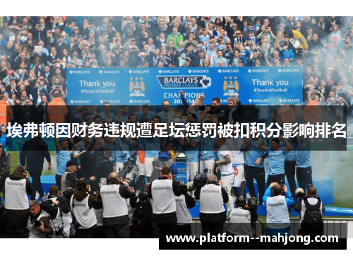 埃弗顿因财务违规遭足坛惩罚被扣积分影响排名